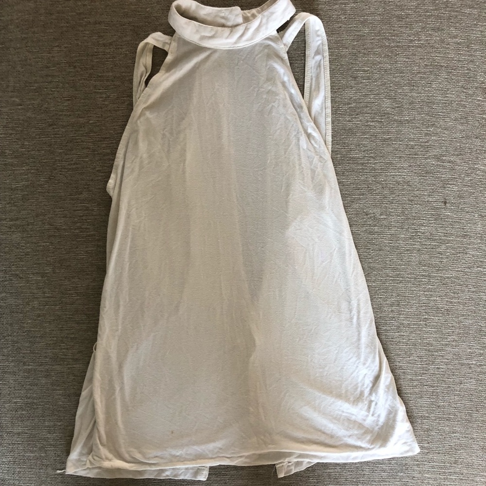 WHITE VINTAGE RVCA HALTER - Picture 3 of 3